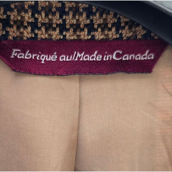 Beecroft & Bull Brown Houndstooth Blazer - Picture 7 of 9